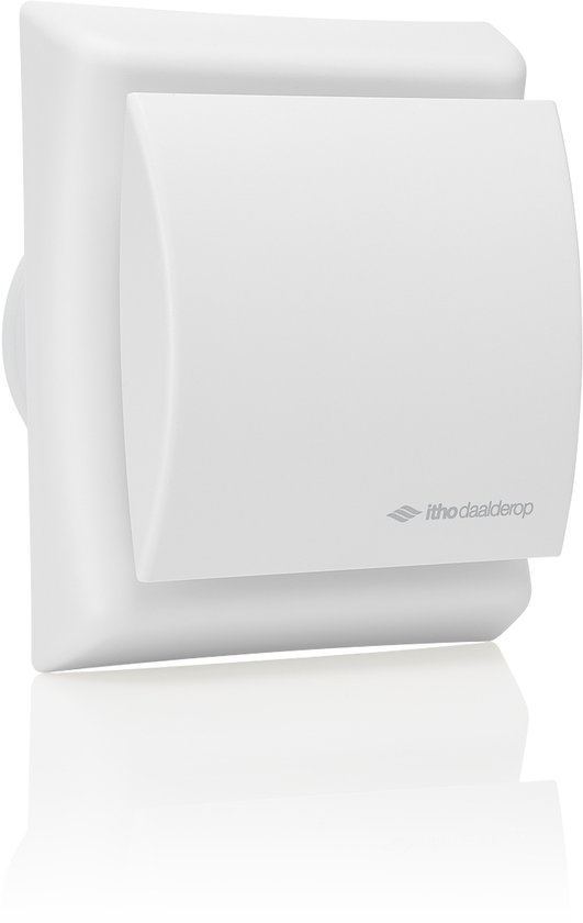 Badkamerventilator wit 75 m³/h Itho Daalderop BTV-N200 universeel 100-125 mm buis