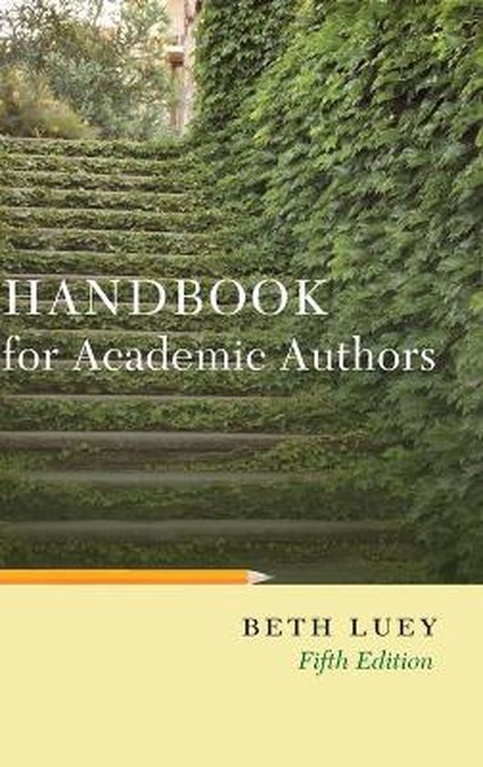 Handbook for Academic Authors - cover