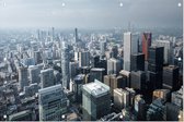 Luchtfoto van de moderne wolkenkrabbers in Toronto - Foto op Tuinposter - 90 x 60 cm