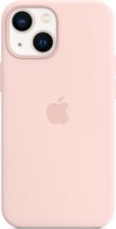 Apple Silicone Backcover MagSafe iPhone 13 Mini hoesje - Chalk Pink