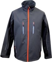 Terra trend job Softshell jas Donkergrijs/Zwart XXL