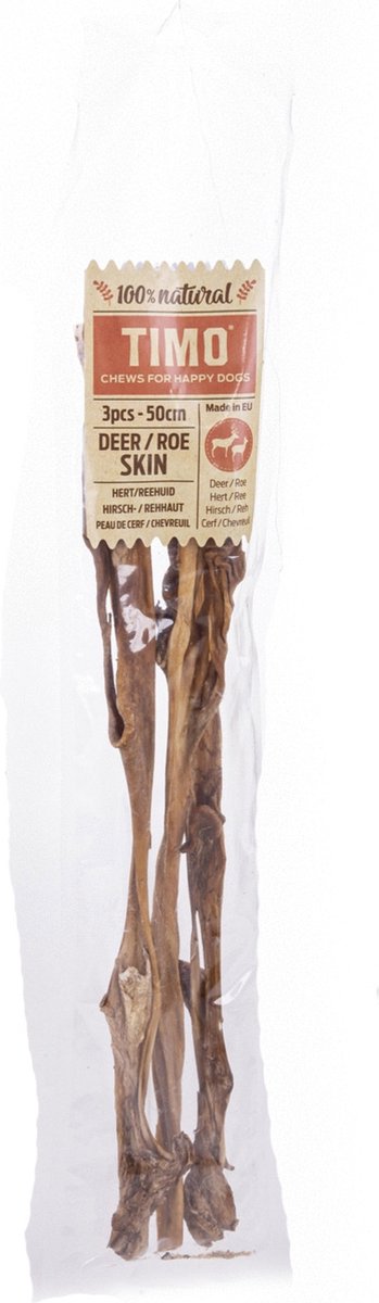 Timo Hert/Reehuid - Hondensnacks - 50 cm