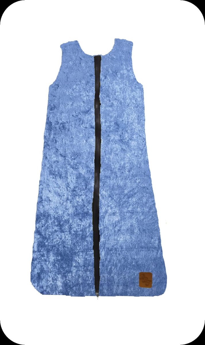 Slaapzak velours blauw Slaapzak velours blauw