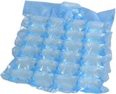 Gerimport Ijsblokzakken 20 X 30 Cm Polyetheen Blauw 10 Stuks