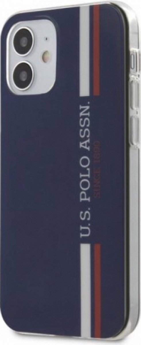 U.S. Polo Tricolor Back Case - Geschikt voor Apple iPhone 12 Mini (5.4
