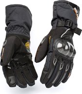 Motorhandschoenen Zwart - Winter - Carbon - Waterproof - Windproof - Touchscreen - Maat XL