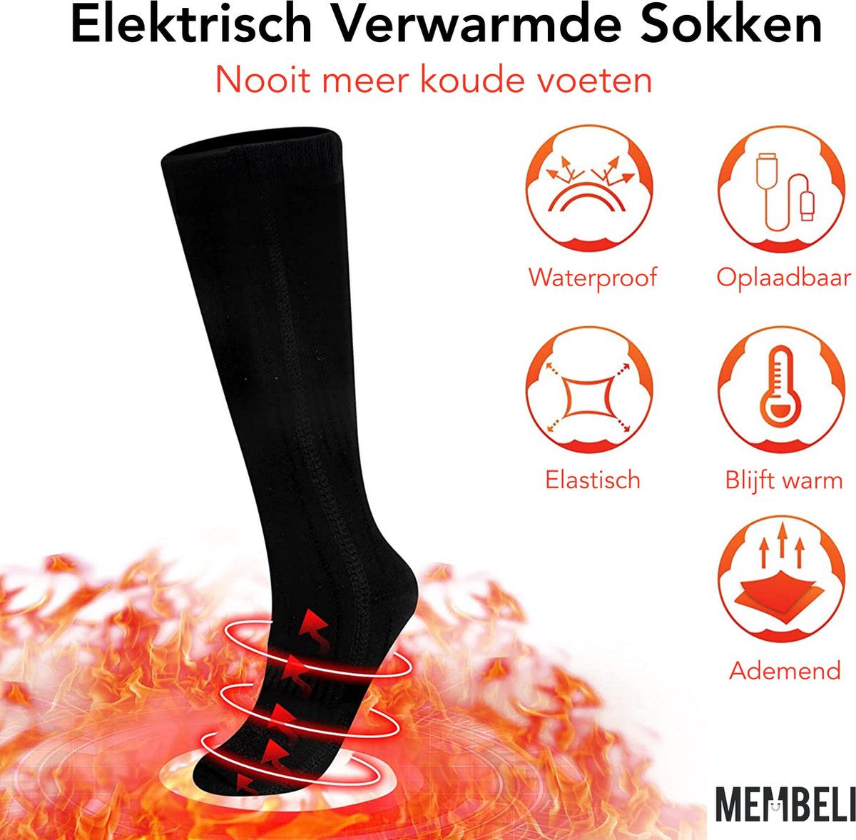 Membeli Verwarmde Sokken Elektrisch - Sokken met Verwarming - Maat 39 t/m  44 -... | bol.com