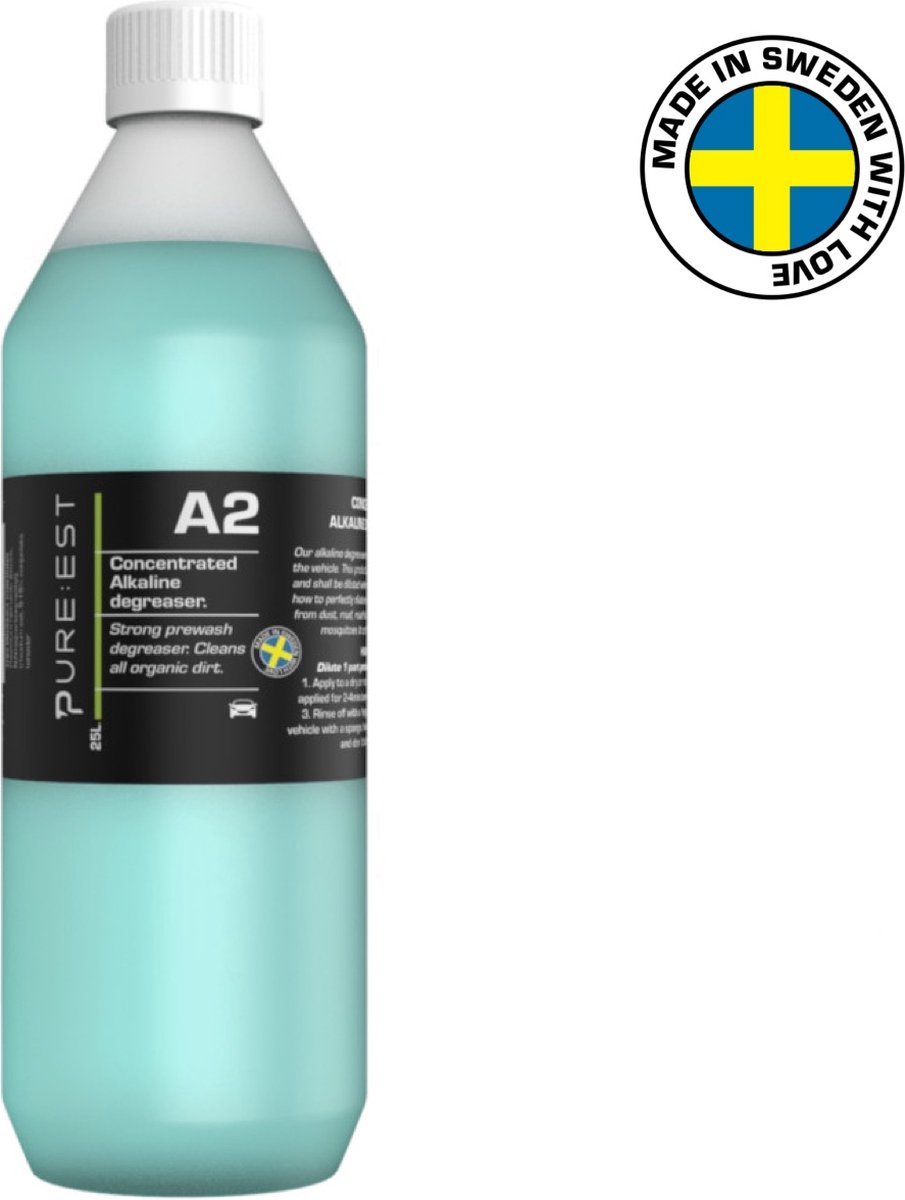 PURE:EST - A2 CONCENTRATED ALKALINE DEGREASER FOAM - 1000ml