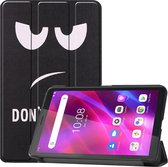 Lenovo Tab M7 3rd hoesje - Smart Tri-Fold Case - Do Not Touch