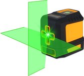 Dakta® Bouwlaser | Zelfnivellerend | 2 lijnen | Cross | Complete set  | Roterende Laser | Kruislijnlaser