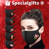 Mondkapje - 3 Stuks - Mondmasker - Wasbaar - Face mask - herbruikbaar - bescherming openbaar vervoer - OV - Ademsbescherming - black face mask