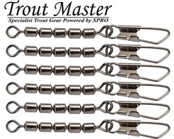 foto van Trout Master Spro Troutmaster 5 Barrel Snap Swivel Zwart 16