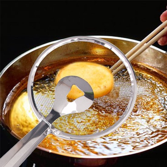 Alimentaire- Inox- Pinces pour filtre à huile- Filtre barbecue- Egouttoir-  Filet