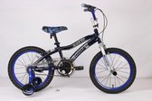 BLACK ICE BMX KIDS 18 INCH BLACK BLUE