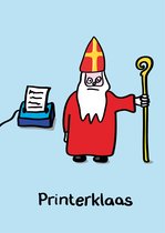 Cartes drôles Sinterklaas - lot de 8 - cartes Sinterklaas avec jeu de mots