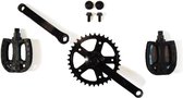 Crank set 140, 36T + pedalen