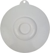 Siliconen Deksel - Stretch Afsluitdeksel voor Vershouden - Wit - Siliconen - Rond - Ø 15 cm