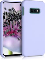 kwmobile telefoonhoesje voor Samsung Galaxy S10e - Hoesje met siliconen coating - Smartphone case in pastel-lavendel