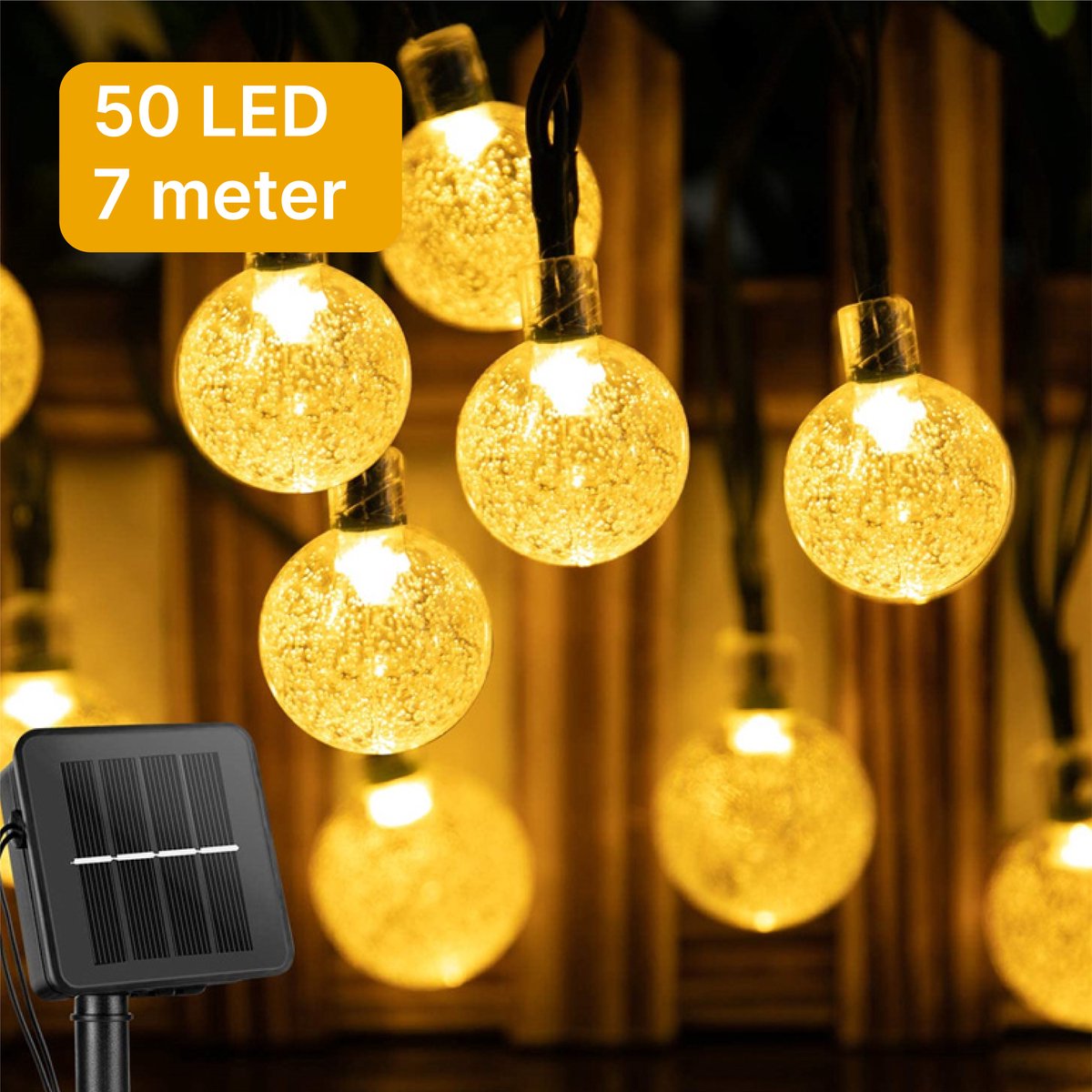 8 Standen Bush Mesh Lights, Aansluitbare LED Kerstnet