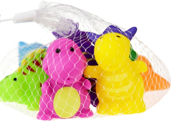 Dinosaure BEIGE Jouet de Bain Lumineux - 6 Pcs Floatimg Jouets de