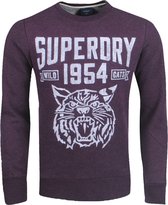 Superdry - Heren Trui - Classics Crew Sweatshirt - Paars