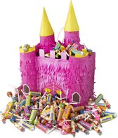 Pinata kasteel/castle mét 508g snoep om te vullen - 40x26cm