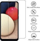 Screenprotector Samsung Galaxy A02S - Glasplaatje PLUS GRATIS  oplaadkabel geschikt voor de Samsung Galaxy A02S