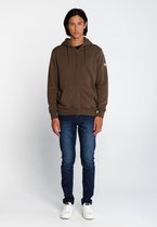 J&JOY - Mannen Sweater  Essentials Green Olive