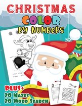 Christmas Color By Numbers for Kids