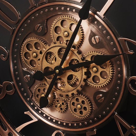 Mansion Augustus - Horloge murale - engrenages rotatifs - 54 cm - Mouvements  Industrial | bol.com