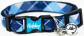 Habby Pets Kattenhalsband met belletje Veiligheidssluiting - Halsband Kat - Kattenbandje - Luipaard Patroon