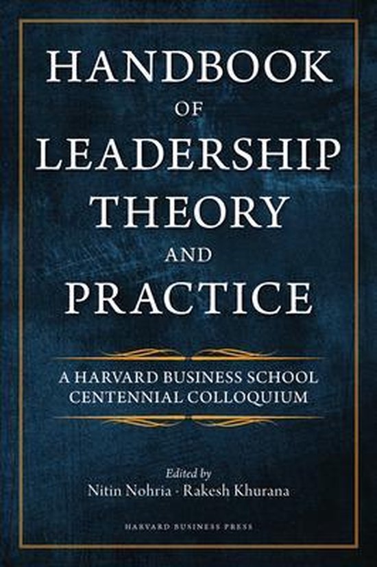 Handbook Of Leadership Theory & Practice - cover