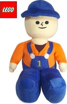 Lego Pluche Knuffel Blauw 27 cm | Lego City Plush Toy | Lego Friends Peluche Plush Pluche Knuffel | Speelgoed knuffel voor kinderen