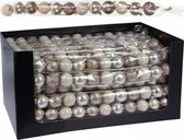 Oneiro's luxe kerstballen GEF Light – ø5 cm - SET VAN 12 - kerstbal - luxe verpakking – kerstcollectie – kerstdecoratie – kerstboomhanger – kerstversiering