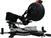 YATO Afkort- en Verstekzaag - 1800W - Ø 255mm - 36 Tands zaagblad  - Telescopisch -  Met lasergeleider - Voor hout & Metaal