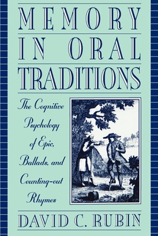 Memory in Oral Traditions - cover