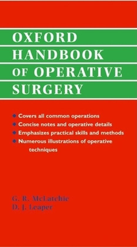 Oxford Handbook of Operative Surgery - cover