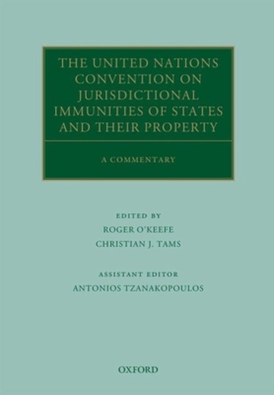 United Nations Convention On Jurisdictional Immunities Of St - cover