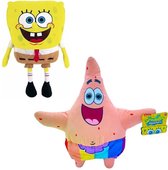 Spongebob Squarepants Pluche Knuffel 18 cm + Patrick Ster Regenboog Pluche Knuffel 34 cm | Nickelodeon Plush Toy | Speelgoed Knuffelpop voor kinderen | Sponge Bob Square Pants | Patrick Ster, Octo, Meneer Krabs