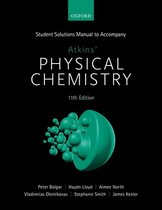 Boek cover Student Solutions Manual to Accompany Atkins Physical Chemistry 11th Edition van Peter Bolgar (Paperback)