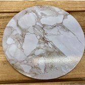 Cake board extra stevig wit marmer 30 cm 10 stuks