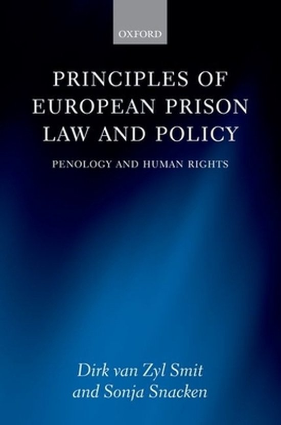 Principles European Prison Law & Policy - cover