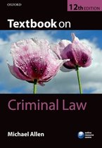 Textbook on Criminal Law
