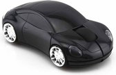 Draadloze muis - computermuis - muis auto - design auto - cadeau - porsche - zwart