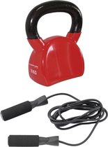Tunturi - Fitness Set - Springtouw - Kettlebell 10 kg