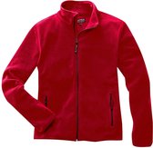 Fleece vest, rood, maat XXL