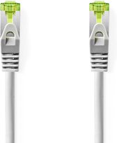 Nedis CAT7-Kabel | PiMF | RJ45 Male | RJ45 Male | 1.0 m | Rond | LSZH | Grijs | Polybag