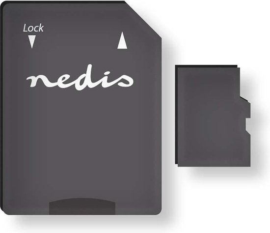 Nedis Geheugenkaart - microSDXC - 64 GB - Schrijfsnelheid: 90 MB/s - Leessnelheid: 45 MB/s - UHS-I - SD-adapter inbegrepen