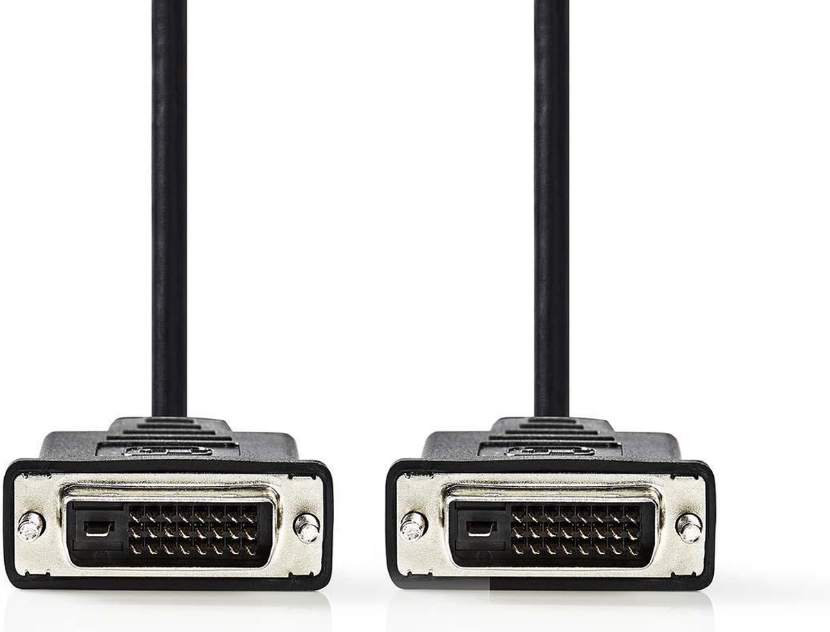 DVI-Kabel | DVI-D 24+1-pins male - DVI-D 24+1-pins male | 10 m | Zwart