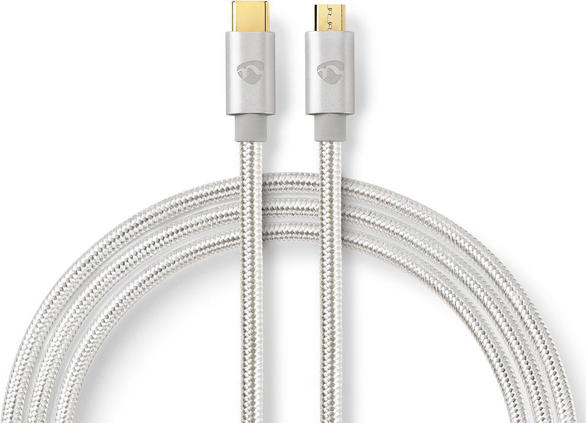 NEDIS CCTB60650AL30 USB-Kabel 3,00 m Aluminium